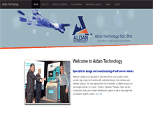 Tablet Screenshot of aldantechnology.com